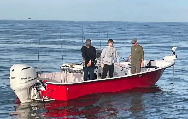 Red Eye fishing boat in fort morgan alabama
